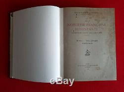 Woelmont de Brumagne La Noblesse française subsistante complet 4 volumes reliés